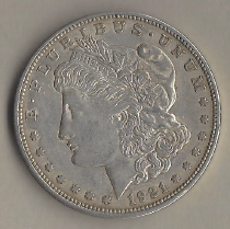 Morgan Silver Dollar - 1921-D