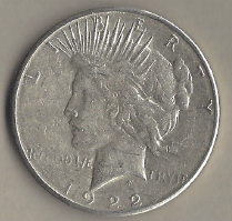 Peace Dollar - 1922-S