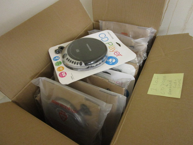 lot 332 image: PERSONAL CD PLAYERS