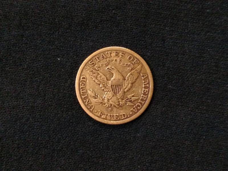 1899 S Five Dollars Liberty Head Go...