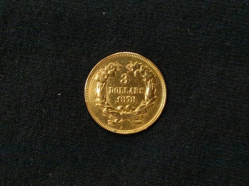 1878 Three Dollars Indian Princess ...