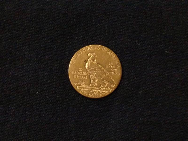1927 Two and One Half Dollars India...