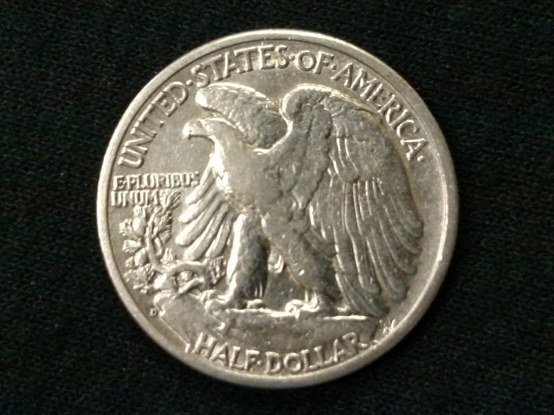 1943 D Walking Liberty Silver Half ...