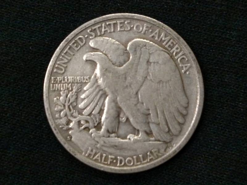 1945 S Walking Liberty Silver Half ...
