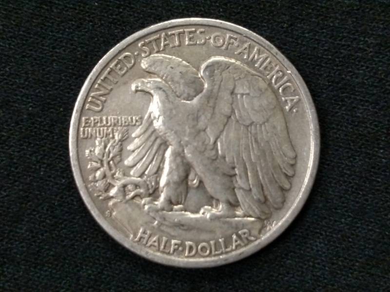1946 S Walking Liberty Silver Half ...
