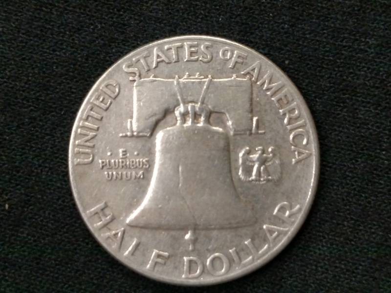 1949 Franklin Silver Half Dollar...