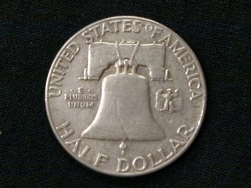 1950 Franklin Silver Half Dollar...