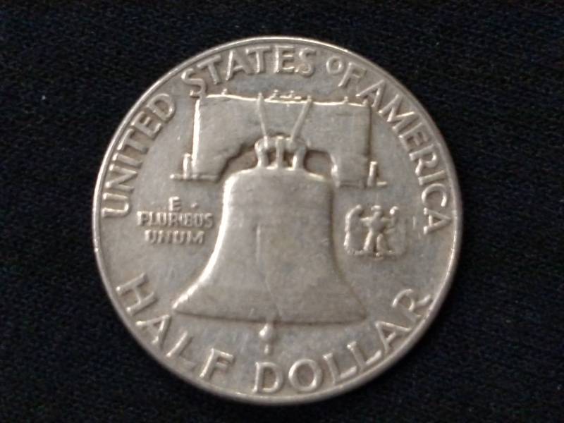 1953 Franklin Silver Half Dollar...