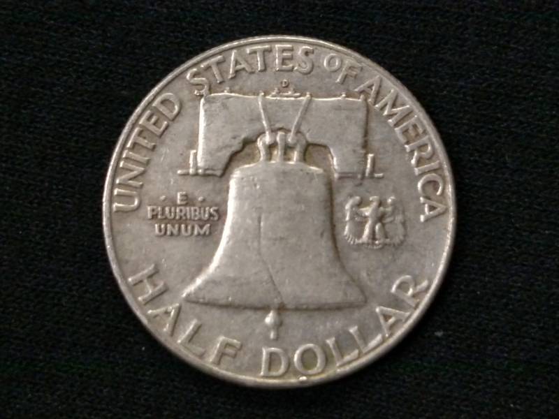 1963 D Franklin Silver Half Dollar...