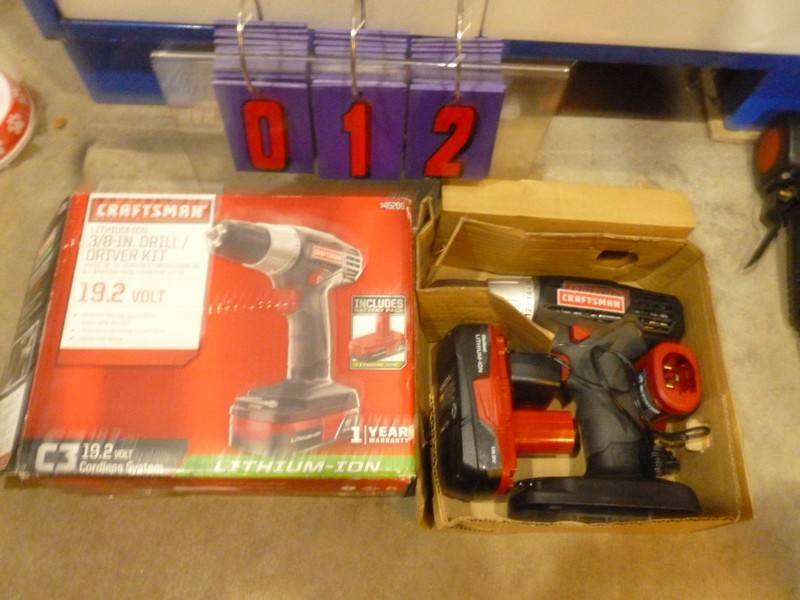 SnS Auctions # 353 Craftsman Tool Sale