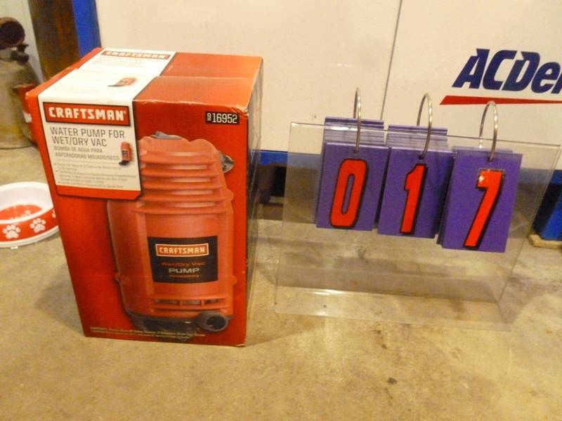 SnS Auctions # 353 Craftsman Tool Sale