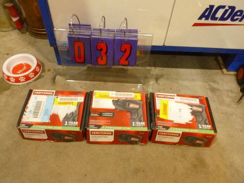 SnS Auctions # 353 Craftsman Tool Sale