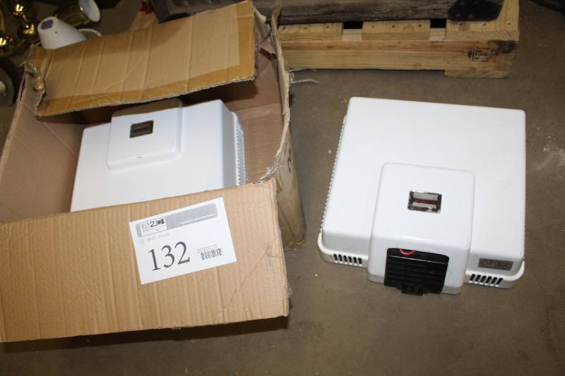 lot 132 image: Sloan Wall Mount Hand Dryers