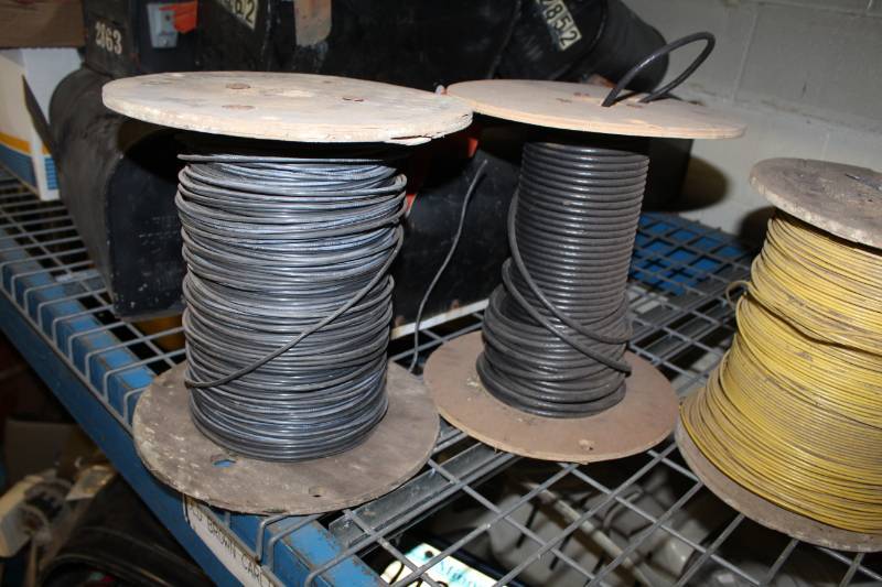 lot 34 image: Partial Spool of Wire
