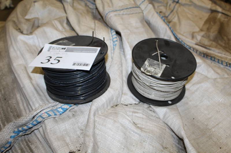 lot 35 image: Partial Spools of Machine Tool Wire