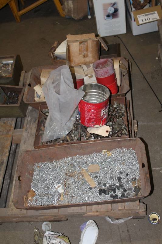 lot 21 image: Hardware - Screws, Bolts, Valves, Connectors, And More