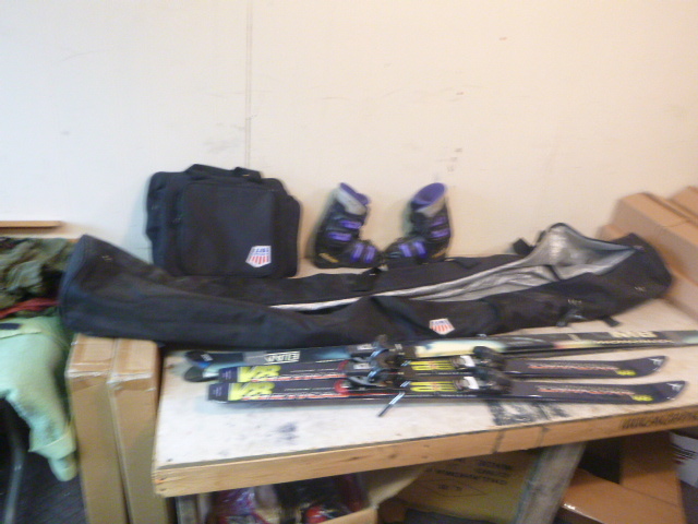 Skis, Boots and Bag