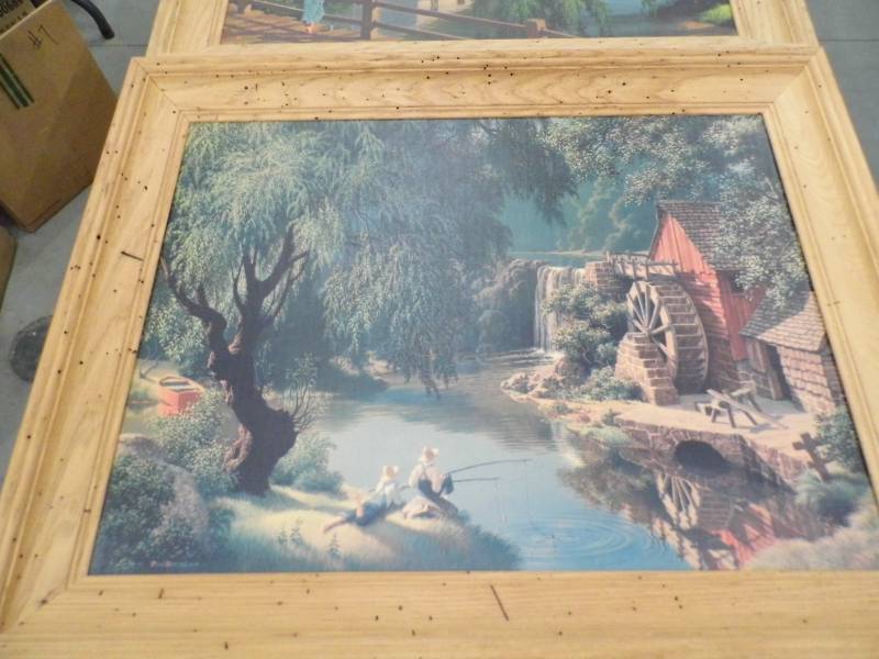 Lot of 2 Vintage Pictures