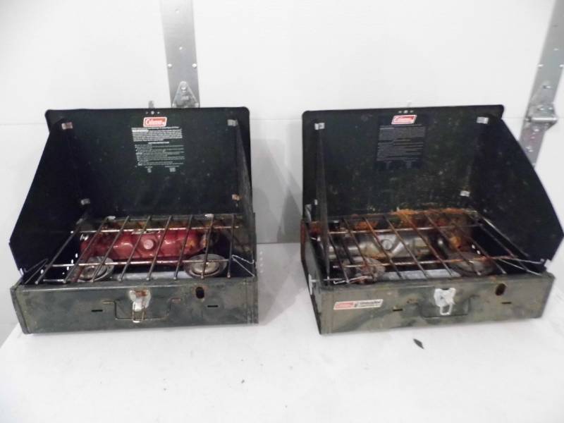 Lot of 2 Coleman Camp Stoves