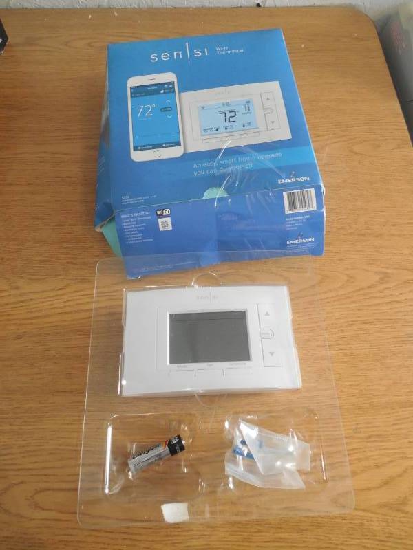 lot 83 image: Emerson Sensi Wi-Fi Thermostat for Smart Home