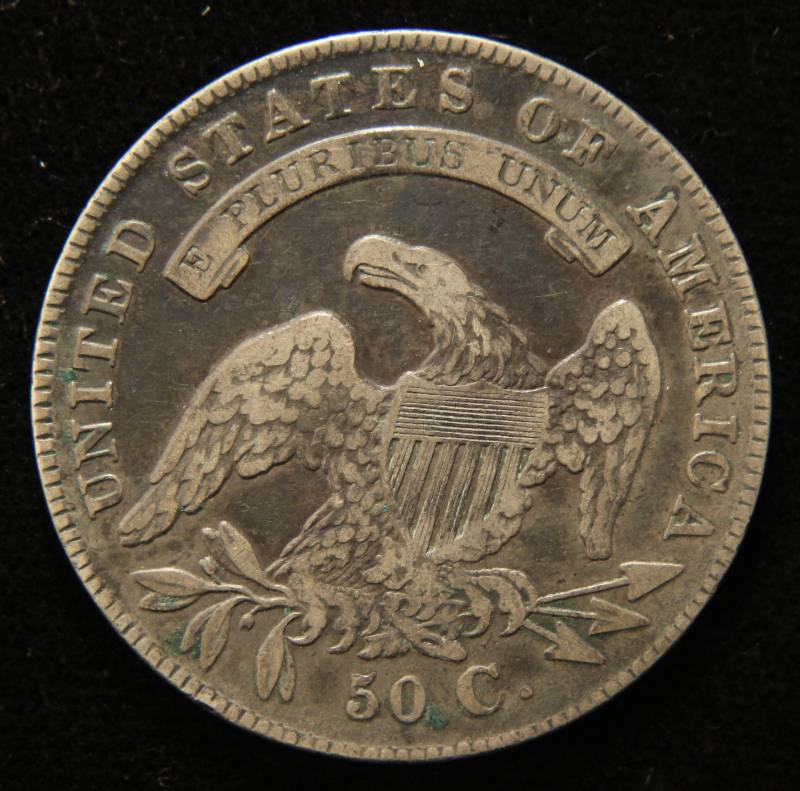 1836 US CAPPED BUST SILVER HALF DOLLAR