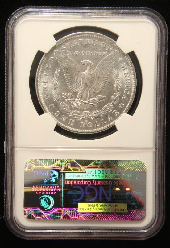 1884-O MORGAN SILVER DOLLAR MS63 NGC