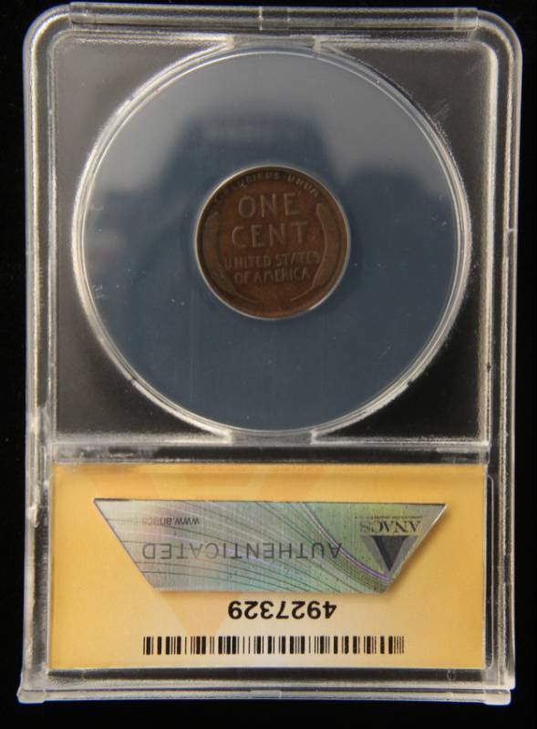1912-S US WHEAT CENT VG10 ANACS