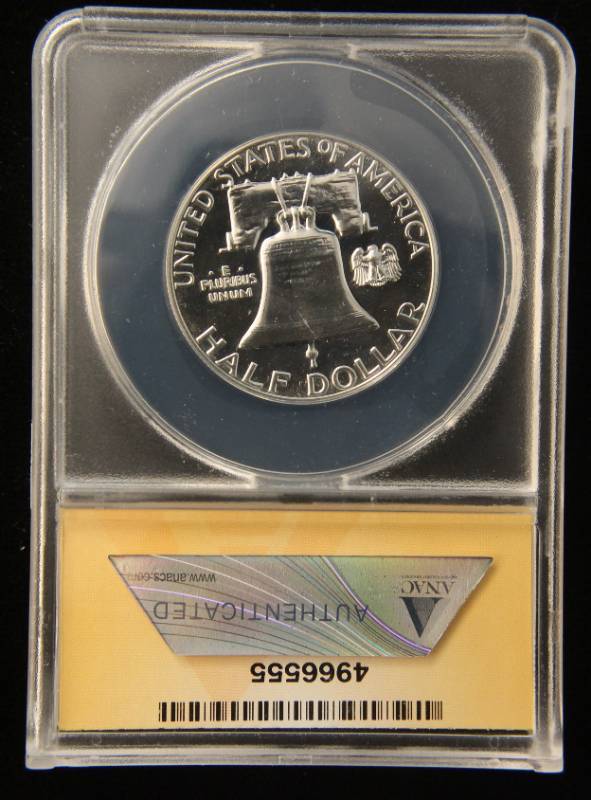 1963 PROOF FRANKLIN HALF PF67 ANACS HIGH GRADE COIN