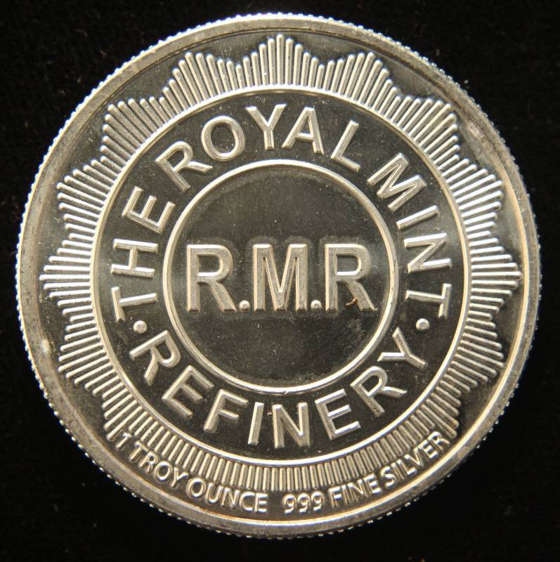 1 TROY OZ. .999 FINE SILVER ROYAL MINT ROUND