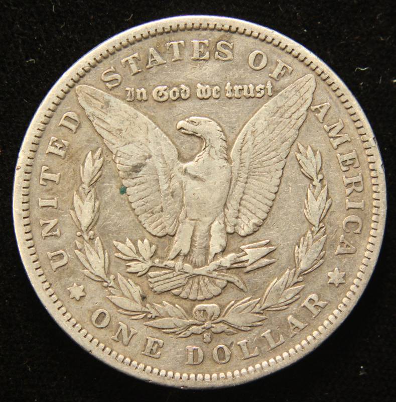 1897-S MORGAN SILVER DOLLAR