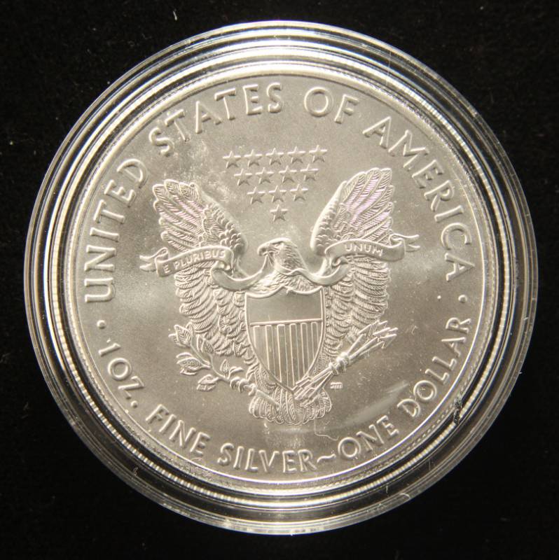 2019 AMERICAN SILVER EAGLE 1 TROY OZ. .999 FINE SILVER IN AIRTITE