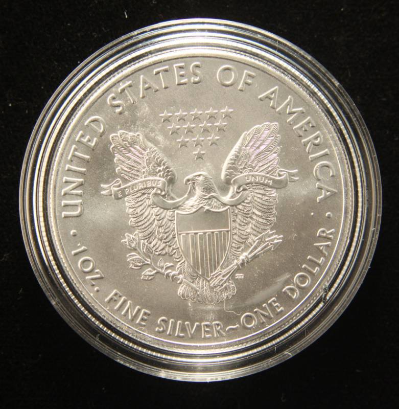 2019 AMERICAN SILVER EAGLE 1 TROY OZ. .999 FINE SILVER IN AIRTITE