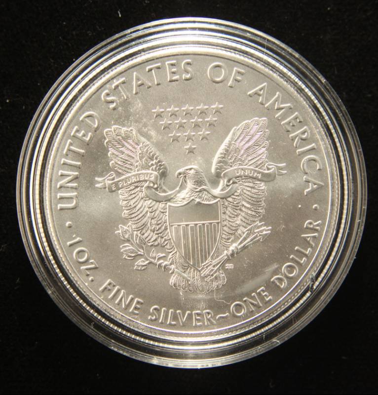 2019 AMERICAN SILVER EAGLE 1 TROY OZ. .999 FINE SILVER IN AIRTITE