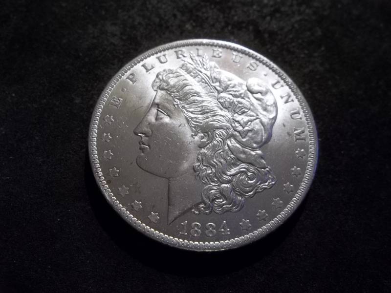1884 O Morgan Silver Dollar