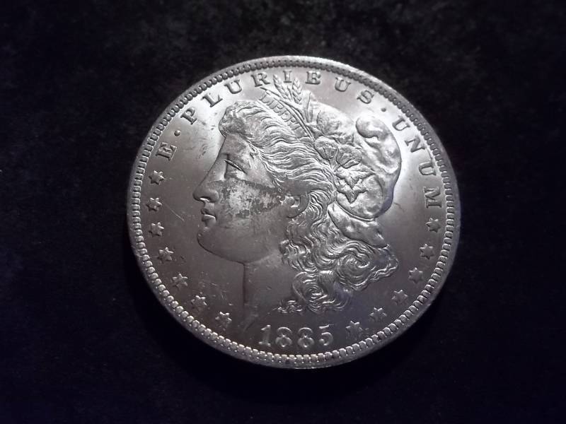 1885 O Morgan Silver Dollar