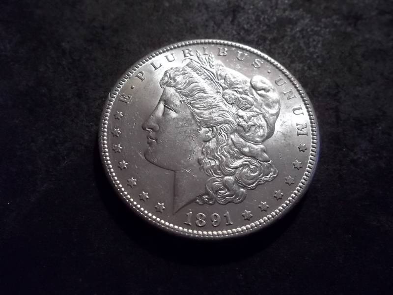 1891 S Morgan Silver Dollar