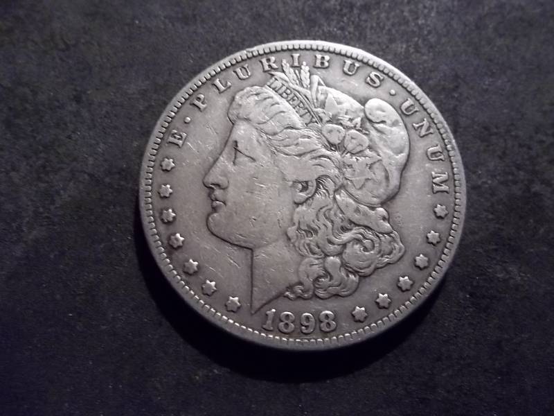 1898 S Morgan Silver Dollar