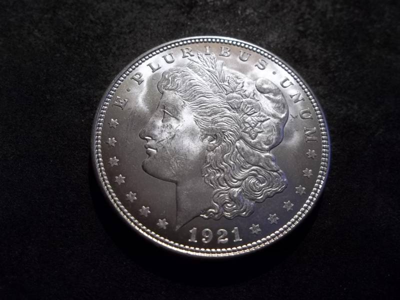 1921 D Morgan Silver Dollar
