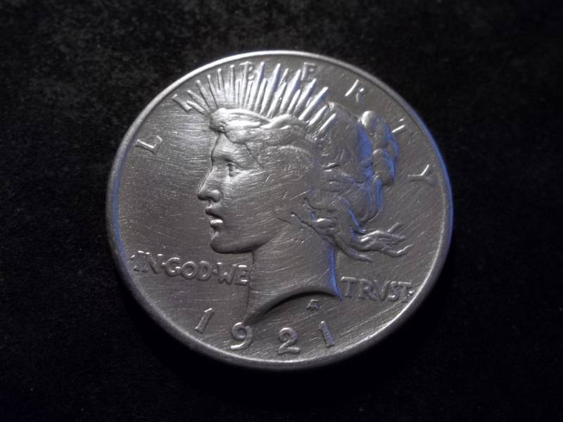 1921 Peace Silver Dollar High Relief