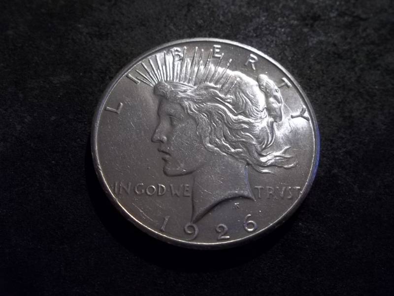 1926 S Silver Peace Dollar