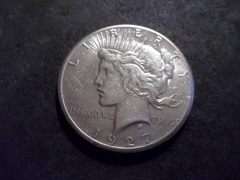1927 Peace Silver Dollar