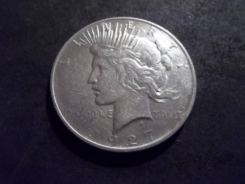 1927 D Peace Silver Dollar