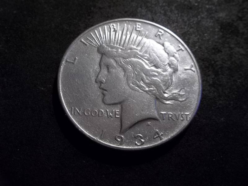 1934 Silver Peace Dollar