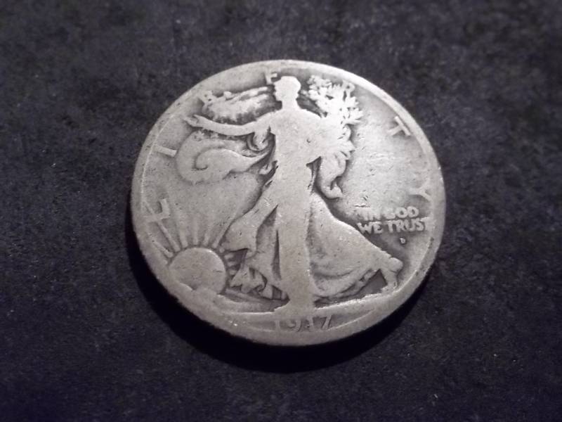 1917 D Obverse Mint Walker Half Dollar