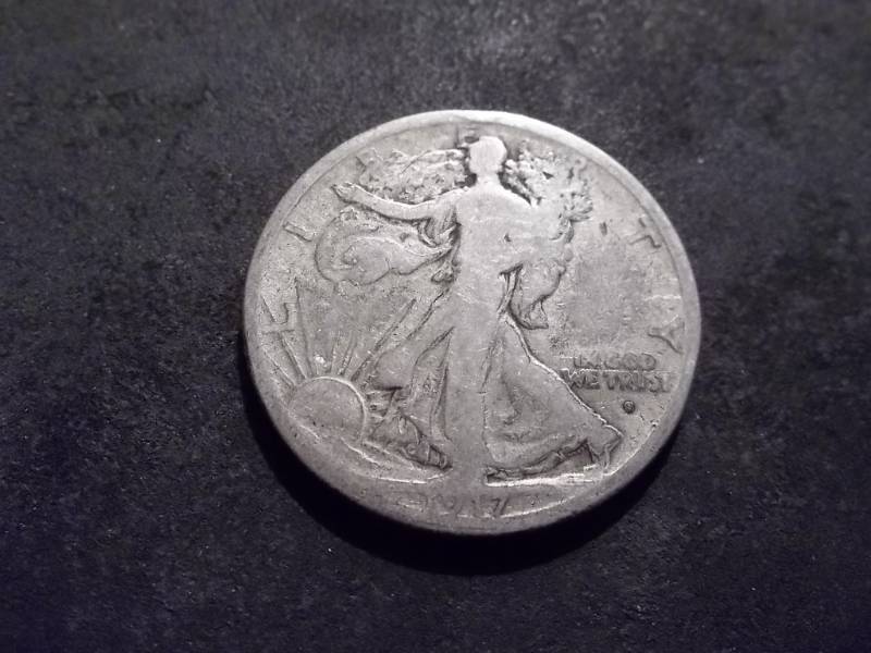 1917 S Obverse Mint Walker Half Dollar