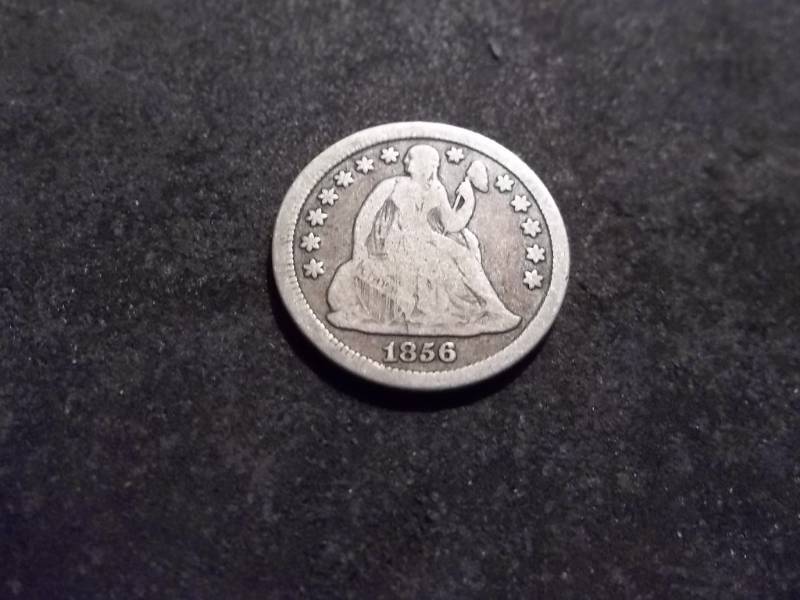 1856 Seated Liberty Dime