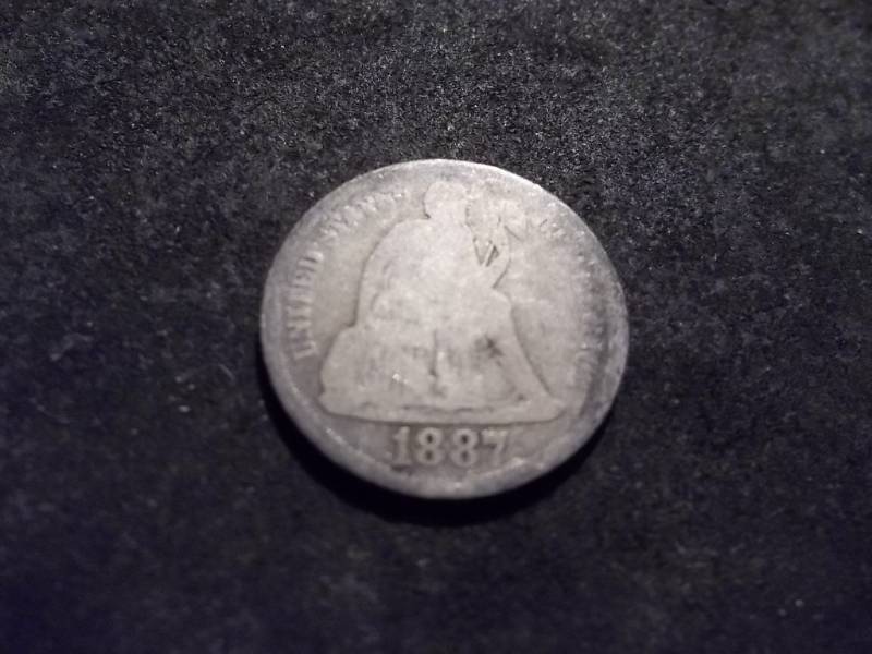 1887 Seated Liberty Dime