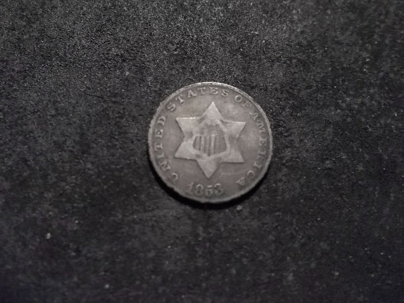 1853 3-Cent Silver