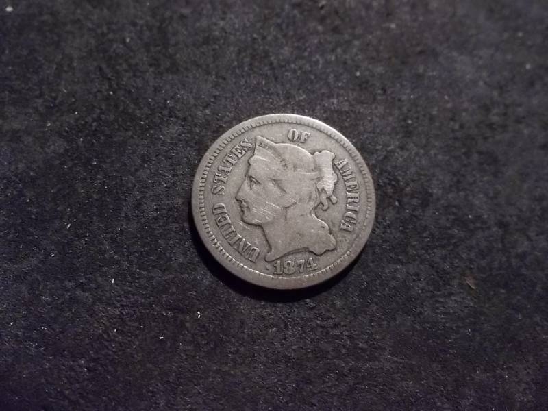 1874 3-Cent Nickel