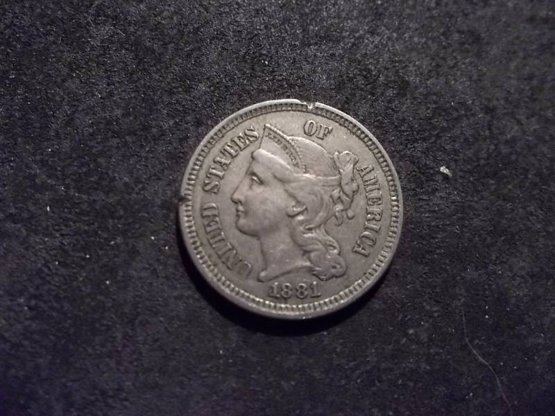 1881 3-Cent Nickel